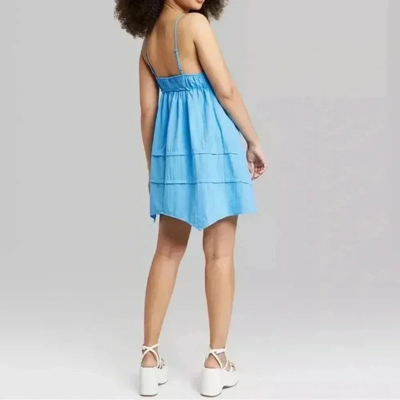 Wild Fable Women's Flip Flop Mini Dress Blue Size XL - Picture 12 of 12